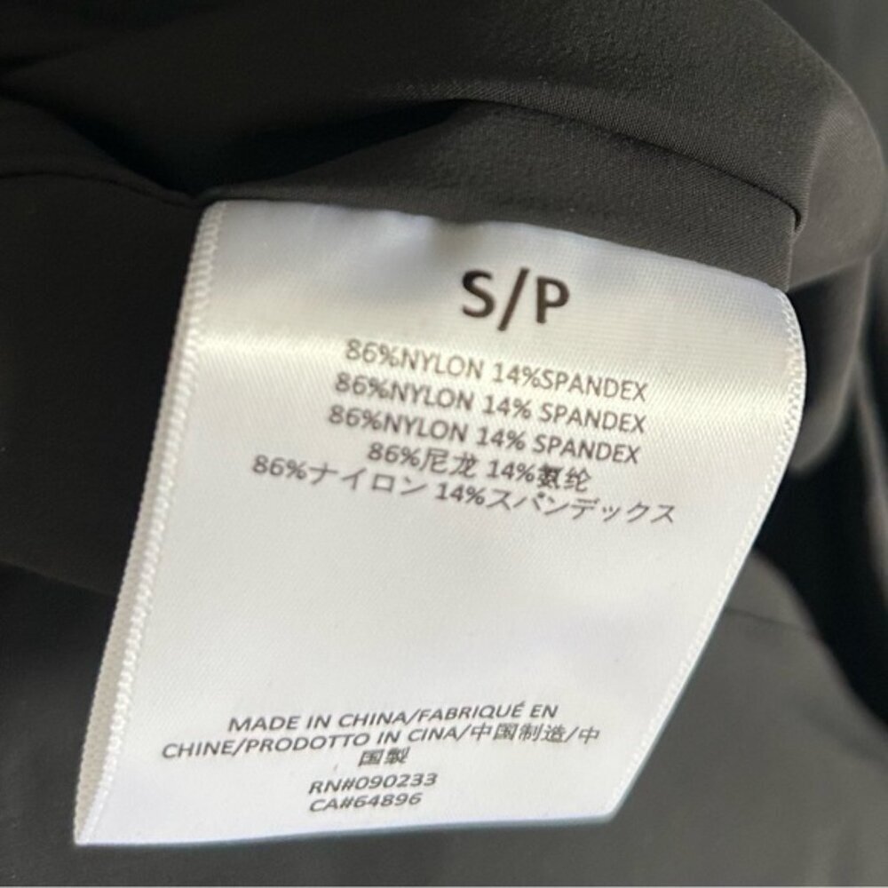 Fear of God Essentials Oversize Stretch Nylon Zip Jacket Black S - Picture 6 of 9
